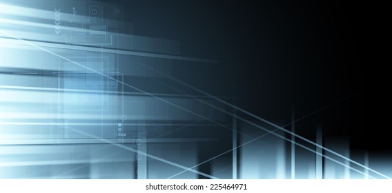 abstract futuristic computer technology business background