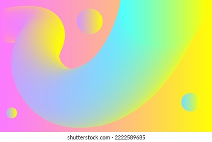 Abstract futuristic conceptual multicolored background