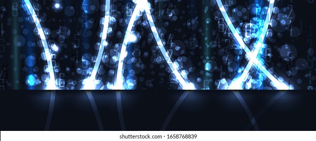 abstract futuristic cyber computer technology business background