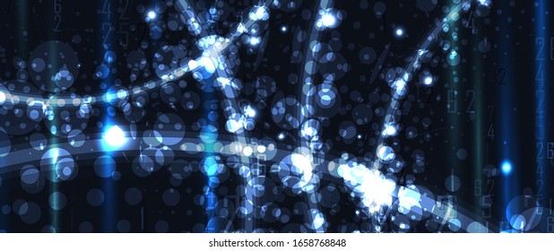 fondo empresarial abstracto de la tecnología de la cibercomputadora futurista