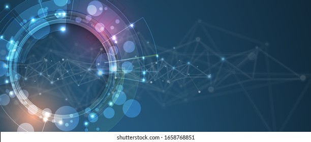 abstract futuristic cyber computer technology business background