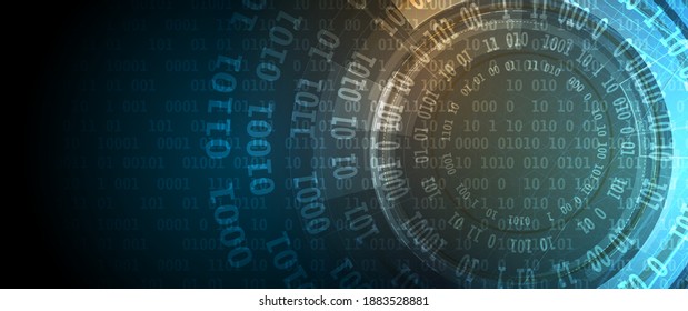 abstract futuristic cyber computer technology business background