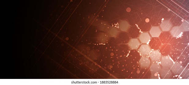 abstract futuristic cyber computer technology business background