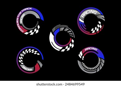 abstract Futuristic cyberpunk sci fi interface element circle hud technology frame graphic