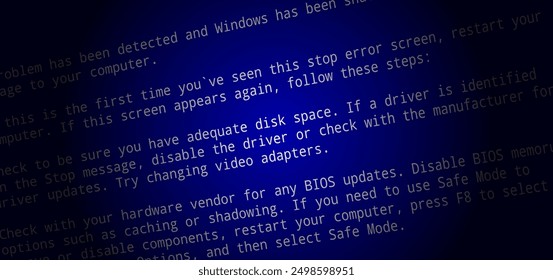 Abstract futuristic cyberspace with binary code. Matrix background