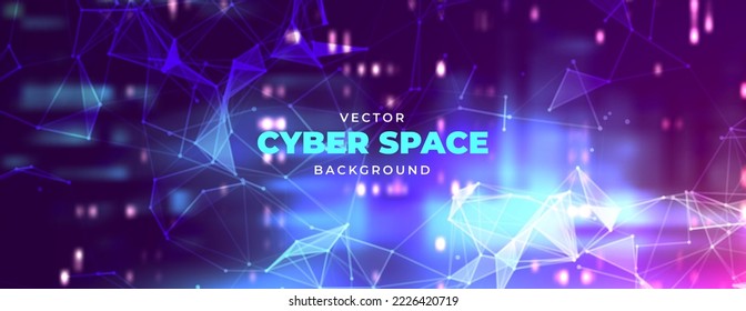 Abstract futuristic dark background. Digital technology concept