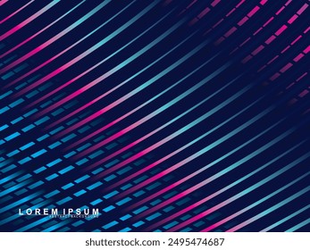 Abstract futuristic dark background with waving gradient design. Realistic 3d wallpaper with luxurious flowing lines. Elegant background for posters, websites, brochures, cards, banners, apps, etc.