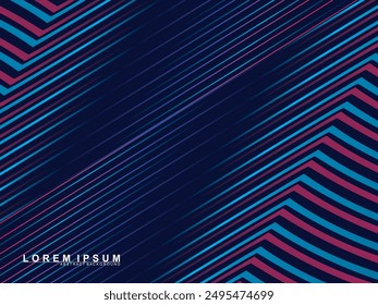 Abstract futuristic dark background with waving gradient design. Realistic 3d wallpaper with luxurious flowing lines. Elegant background for posters, websites, brochures, cards, banners, apps, etc.