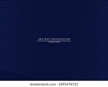 Abstract futuristic dark background with waving gradient design. Realistic 3d wallpaper with luxurious flowing lines. Elegant background for posters, websites, brochures, cards, banners, apps, etc.