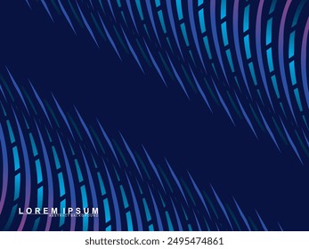 Abstract futuristic dark background with waving gradient design. Realistic 3d wallpaper with luxurious flowing lines. Elegant background for posters, websites, brochures, cards, banners, apps, etc.