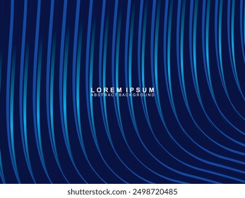 Abstract futuristic dark background with waving gradient design. Realistic 3d wallpaper with luxurious flowing lines. Elegant background for posters, websites, brochures, cards, banners, apps, etc.