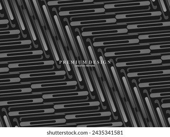 Abstract futuristic dark black background with modern design. Realistic 3d wallpaper with luxurious flowing lines. Elegant background for posters, websites, brochures, cards, banners, apps, etc.
