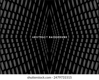 Abstract futuristic dark black background with modern design. Realistic 3d wallpaper with luxurious flowing lines. Elegant background for posters, websites, brochures, cards, banners, apps, etc.