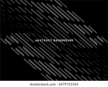 Abstract futuristic dark black background with modern design. Realistic 3d wallpaper with luxurious flowing lines. Elegant background for posters, websites, brochures, cards, banners, apps, etc.
