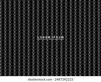 Abstract futuristic dark black background with modern design. Realistic 3d wallpaper with luxurious flowing lines. Elegant background for posters, websites, brochures, cards, banners, apps, etc.