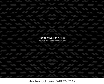 Abstract futuristic dark black background with modern design. Realistic 3d wallpaper with luxurious flowing lines. Elegant background for posters, websites, brochures, cards, banners, apps, etc.