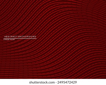 Abstract futuristic dark black background with modern design. Realistic 3d wallpaper with luxurious flowing lines. Elegant background for posters, websites, brochures, cards, banners, apps, etc.