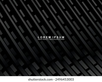 Abstractas fondo negro oscuro futurista con diseño ondulado. Fondo de pantalla 3D realista con líneas fluidas de lujo. Fondo perfecto para carteles, tecnología, folletos, Anuncios, aplicaciones, etc.