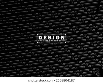 Abstract futuristic dark black background with modern design. Realistic 3d wallpaper with luxurious flowing lines. Elegant background for posters, websites, brochures, cards, banners, apps, etc.