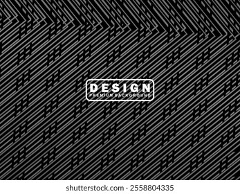 Abstract futuristic dark black background with modern design. Realistic 3d wallpaper with luxurious flowing lines. Elegant background for posters, websites, brochures, cards, banners, apps, etc.