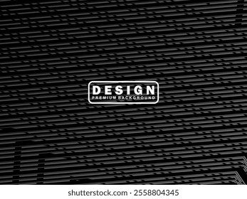 Abstract futuristic dark black background with modern design. Realistic 3d wallpaper with luxurious flowing lines. Elegant background for posters, websites, brochures, cards, banners, apps, etc.