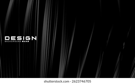 Abstract futuristic dark black background with wave design. Realistic 3d wallpaper with luxurious flowing lines. Perfect background for posters, websites, brochures, banners, applications, etc.	
