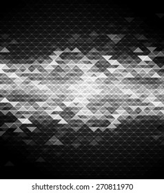 Abstract futuristic dark & black background