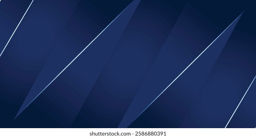 Abstract futuristic dark blue background with light and shadow. Eps10 vector