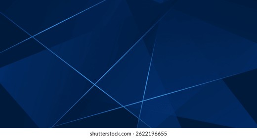 Abstract futuristic dark blue background with light and shadow. Eps10 vector