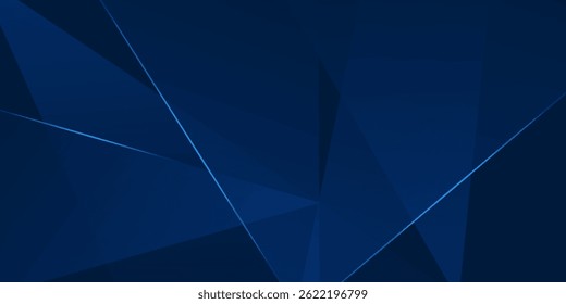 Abstract futuristic dark blue background with light and shadow. Eps10 vector