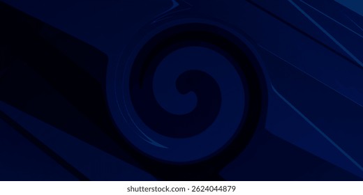 Abstract futuristic dark blue background with light and shadow. Eps10 vector