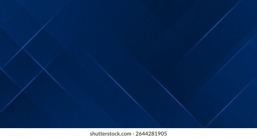 Abstract futuristic dark blue background with light and shadow. Eps10 vector