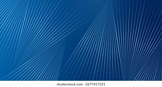 Fundo azul escuro futurista abstrato com luz e sombra. Ilustração de vetor
