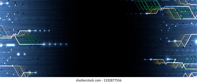 abstract futuristic data computer technology business background