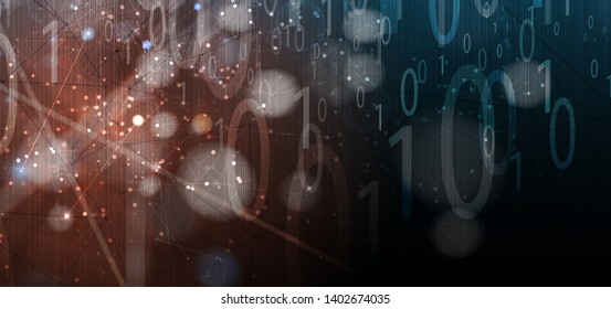 abstract futuristic data technology business background