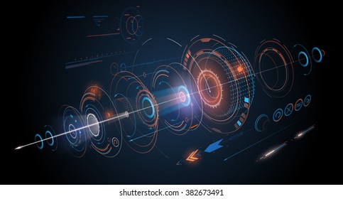 Abstract Futuristic Design Background