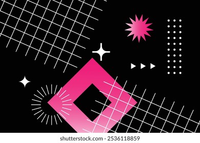 Antecedentes de Elementos de diseño futuristas Abstractas
