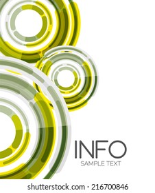 Abstract futuristic design elements hi-tech layout, modern background
