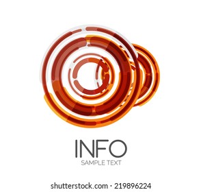 Abstract futuristic design elements hi-tech layout, modern background