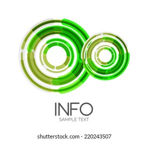 Abstract futuristic design elements hi-tech layout, modern background