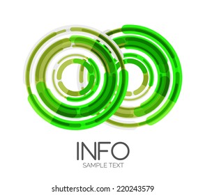 Abstract futuristic design elements hi-tech layout, modern background