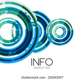 Abstract futuristic design elements hi-tech layout, modern background