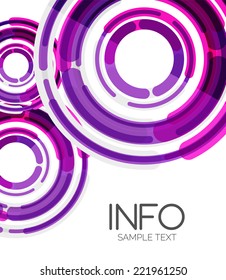 Abstract futuristic design elements hi-tech layout, modern background