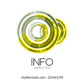 Abstract futuristic design elements hi-tech layout, modern background