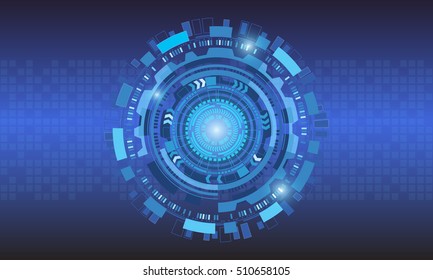 Abstract futuristic digital technology 2017 shiny background. 