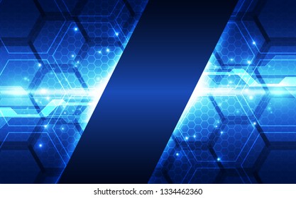 Abstract futuristic digital technology background. Illustration Vector