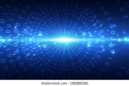Abstract futuristic digital technology background. Illustration Vector