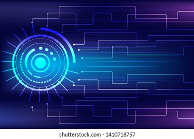 Abstract futuristic. Digital technology background, Illustration Vector design digital technology concept.