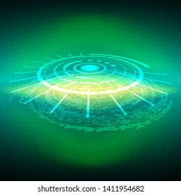 Abstract futuristic. Digital technology background, Illustration Vector design digital technology concept.