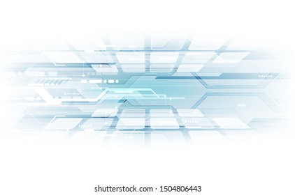 Abstract futuristic digital technology background. Illustration Vector

